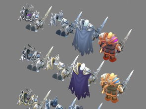 3D游戏角色英雄怪物模型集合设计资源下载指南